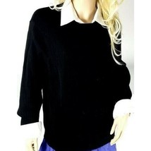 Classy Black Sweater and White Shirt (Nino Cerruti) Combo - $74.25