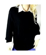 Classy Black Sweater and White Shirt (Nino Cerruti) Combo - $100.85 CAD