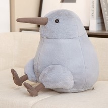 Lovely Kiwi Plush Toys Cute New Zealand National Bird Toys Lifelike Bird Pillow  - £20.52 GBP