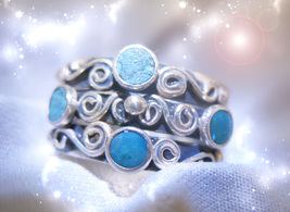 HAUNTED RING ILLUMINATI TRANSFORM YOUR WORLD EXTREME MAGICK HIGHEST LIGHT image 2