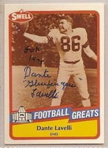 Dante Lavelli signed autographed Football card HOF - $20.06