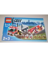 Used Lego Town City INSTRUCTION BOOK ONLY # 7945 Fire Station No Legos included - $9.95
