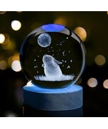 &quot;Moonlit Bunny Crystal LED Globe&quot; - $14.99