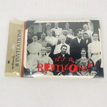 Hallmark Invitations Its A Reunion Funny Black &amp; White Photo Lot Of 5- 4... - $34.69