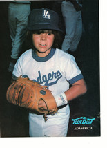 Andy Gibb Adam rich teen magazine pinup clipping baseball time Dodgers 1970's - $3.50