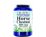 200 Capsules 400mg Horse Chestnut Aesculus Seed Herbal Supplement - £13.35 GBP