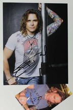 Mike Tramp Autographed Color Glossy &quot;White Lion&quot; 8x10 Photo w/ Proof Photo - £27.23 GBP