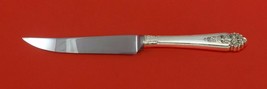 Queen&#39;s Lace by International Sterling Silver Steak Knife Serrated Custom 8 1/2&quot; - £62.85 GBP