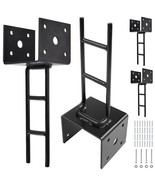 Pack U Shape Post Anchor 4&quot;x 4&quot; Post Base for Concrete Galvanized 4&quot;x 4&quot;... - €39,61 EUR