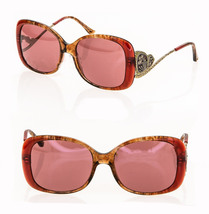 Judith Leiber P API Llon Butterfly JL1654 Red Gold Jewel Crystal Sunglasses 1654 - £276.92 GBP
