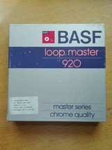 NOS New Old Stock BASF Loop Master 920 1&quot;&quot; Studio Chrome Reel Tape ULTRA... - £89.31 GBP