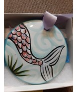 Nola Watkins Collection Ornament Hand painted Mermaid Theme New  With Box - $24.44 CAD
