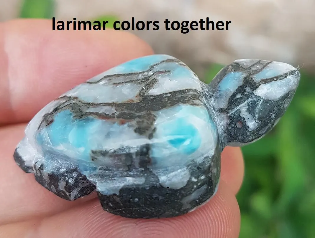 natural  blue LARIMAR handcarved Gemstone TURTLE for decoration 28 grams... - €59,71 EUR natural  blue LARIMAR handcarved Gemstone TURTLE for decoration 28 grams... - €59,71 EUR