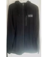 MTN OPS Jacket Men&#39;s Large Black Full Zip Hooded Outdoors Hiking Running - $29.69