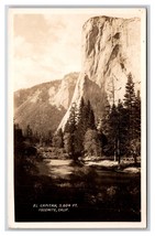RPPC El Capitan Yosemite National Park California Ca Unp Cartolina Z9 - £6.18 GBP