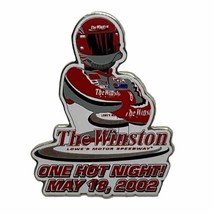 2002 Winston Lowe’s Charlotte Motor Speedway Race NASCAR Enamel Lapel Hat Pin - £6.30 GBP