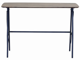 44&quot; Brown and Black Solid Wood Writing Desk - $4,220.57 MXN
