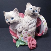 Precious Playmates 1992 Kitten Gift Box by Bob Harrison Sculpture Figurine - £22.58 GBP