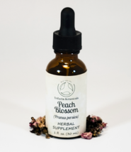 PEACH BLOSSOM Herbal Supplement / Liquid Extract Tincture / Prunus persica Herb - £11.95 GBP