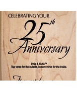 My Sentiments Exactly Rubber Stamp 25th Anniversary Innie And Outie Craf... - $377.05 MXN