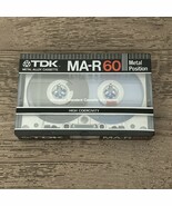 TDK MA-R  60 1982 JAPAN  TYPE IV  BLANK CASSETTE TAPE SEALED - $2,550.98 MXN