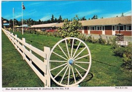 Postcard Blue Moon Motel &amp; Restaurant St Andrews By The Sea New Brunswick - $2.74