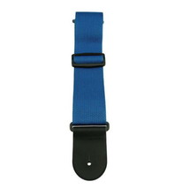 Henry Heller 2&quot; USA Made Poly Guitar Strap, Blue - £8.60 GBP