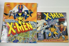 Marvel X Men Comics Look &amp; Find Book 1992 And X-men Morlock Madness Vintage - £13.08 GBP