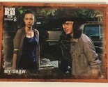 Walking Dead Trading Card #80 Chandler Riggs Carl Grimes Orange Background - $1.97