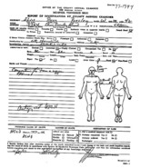Elvis Medical Examiner Report Reproduction - £4.75 GBP