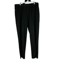 Brandini Mens Black Pinstripe Dress Pants 36x32 - £14.12 GBP