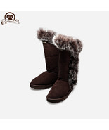 K.Signature Grace Tall Women&#39;s  Australian Sheepskin Winter Fur Boots - $1,880.79 MXN