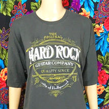 MEN’S Hard Rock Cafe Hollywood Shirt Guitar Co. Top Mens Size 2XL Tee Gr... - $19.95