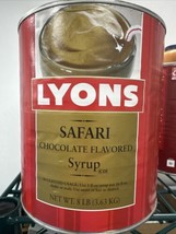 Lot Of 4 8lb Lions Safari Chocolate Flavored Syrup Cans - $197.01