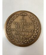 The Travelers Insurance Protection 1864-1964 100th Anniversary Desk Pape... - €19,36 EUR