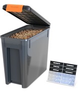 Flavor Stickers Grill Accessory And Wood Pellet Storage With Locking Lid... - $964.59 MXN