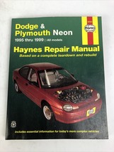 Haynes Repair Manual 30034 Dodge &amp; Plymouth Neon 95-99 Service Repair Workshop - £10.26 GBP