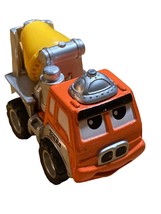 Mini Tonka Cement Truck Die Cast Vintage 2000 Orange &amp; Yellow - £7.88 GBP