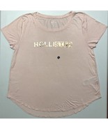 NWT HOLLISTER California Women’s Easy Tee Light Pink T-Shirt size XL - £11.10 GBP