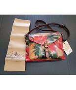 PATRICIA NASH AVELLINO Spring Multi-Color Floral Leather Crossbody Purse... - $104.45
