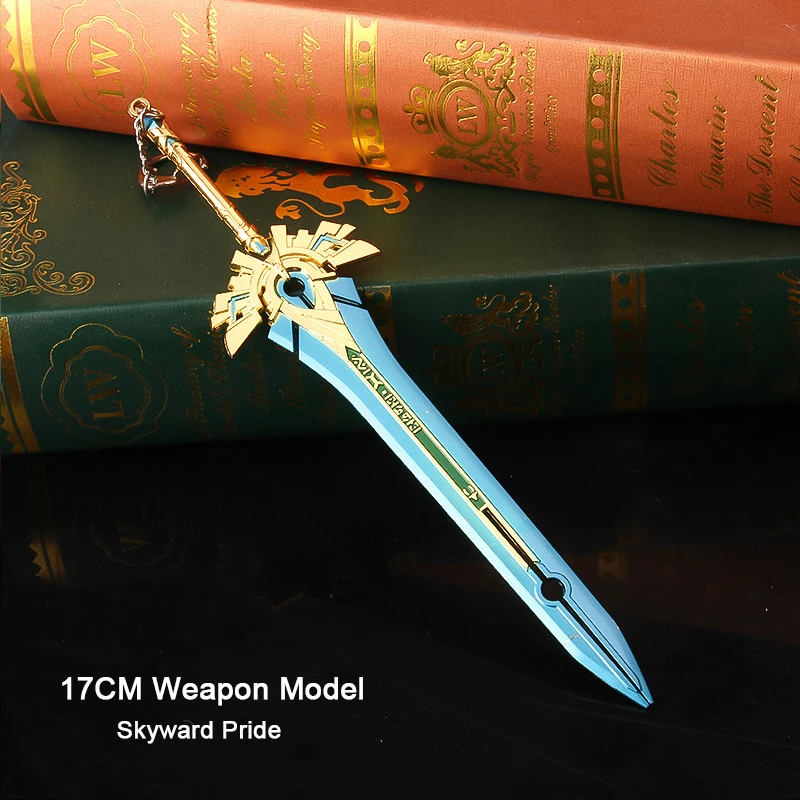 22CM Genshin Impact Weapon Model Skyward Pride Game Peripheral Full Metal - £8.17 GBP+