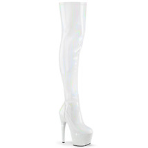 Pleaser BEJEWELED-3000-7 Women&#39;s 7&quot; Heel Platform Stretch Thigh W/RS Boots - £142.24 GBP