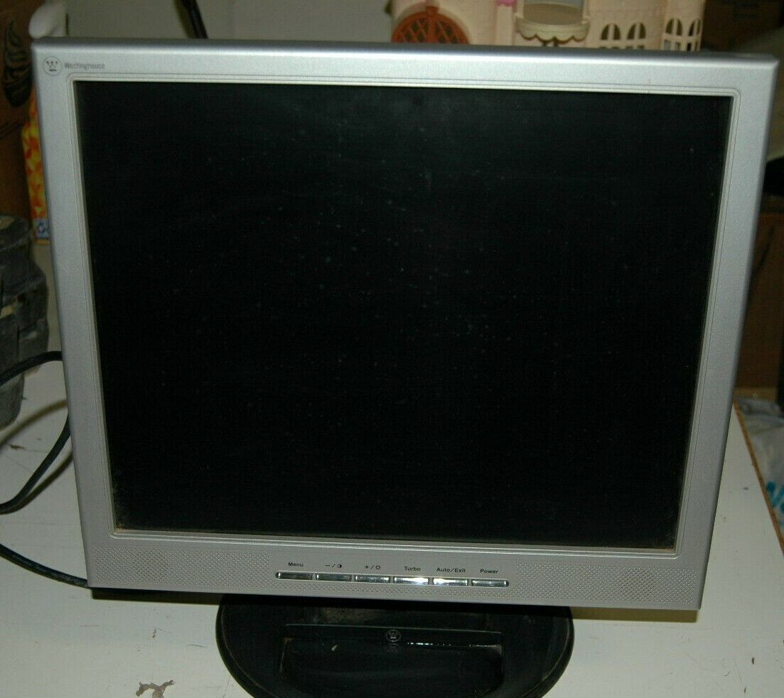 Westinghouse 17&quot;  Flat Screen Monitor LCM-17V2 SL No Power Cord As Is Un... - $19.99