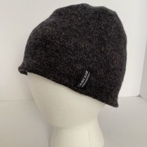 Cascade Mountain Tech Black Merino Wool Acrylic Beanie Hat Womens Mens A... - $10.00