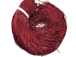 Dabka/French Wire Embroidery and Jewellery Work Crimson Red 100gm 1 mm - $21.49