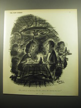 1960 Cartoon by Whitney Darrow, Jr. - We can&#39;t go on meeting like this - £11.98 GBP