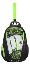 Prince Gravity Tennis Backpack Racket Bag Black Green Racquet NWT 6P895102 - $98.91