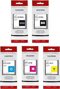 130-Ml Full Color Ink Tank Set(5-Pack,Matte Black/Black/Cyan/Magenta/Yel... - $426.99