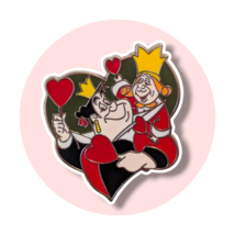 Alice in Wonderland Disney Pin: Queen and King of Hearts Couple - $19.90