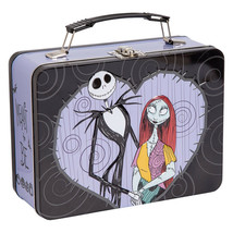 The Nightmare Before Christmas Jack and Sally Hearts Carry All Tin Tote ... - $13.54